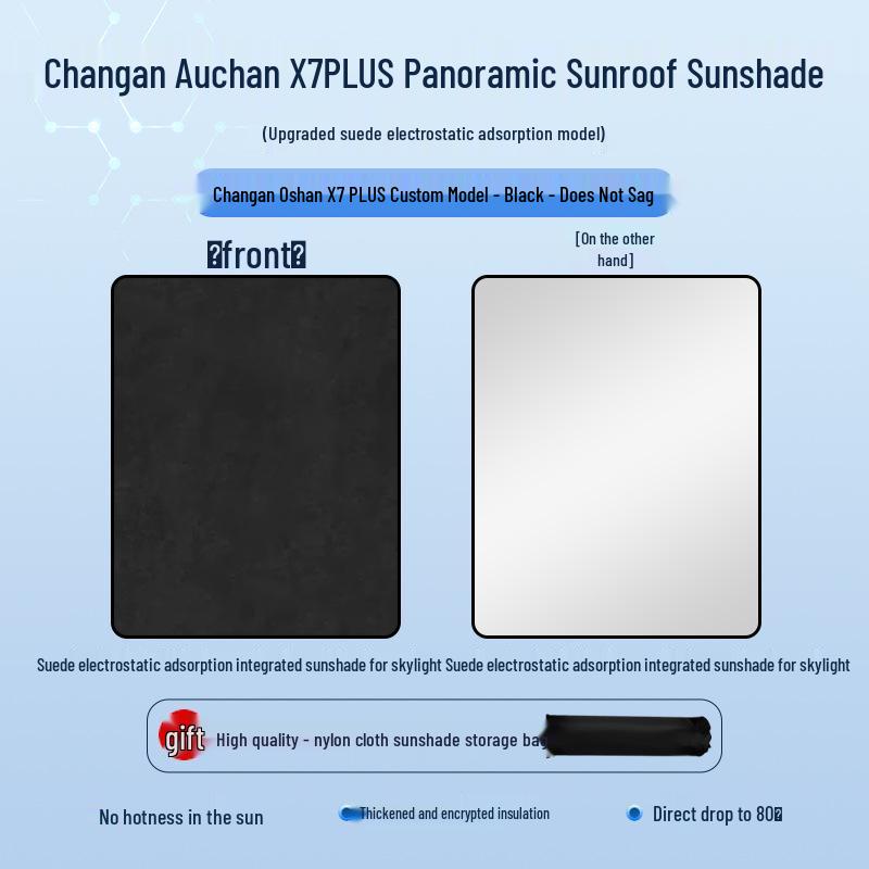 Changan Oshan X7PLUS Электростатическая шторка на люк - Теплоизоляция и защита от посторонних глаз