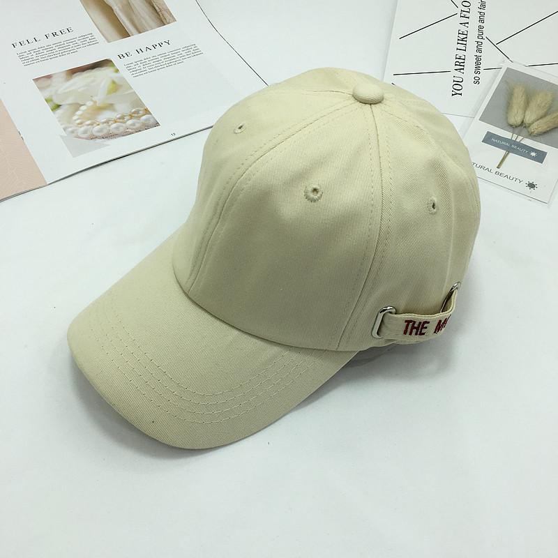 ins new hat women's side letter visor trendy, couple outdoor casual duck tongue baseball cap