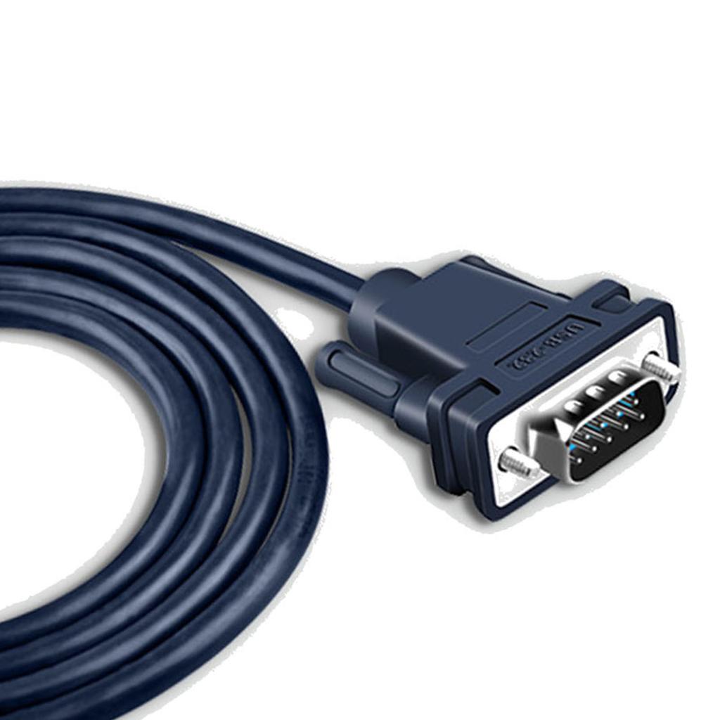 Адаптер USB к RS232 6,56 фута Луженая медь ПВХ Кабель-адаптер USB 2.0 к последовательному порту RS232 DB9 для ПК Принтера