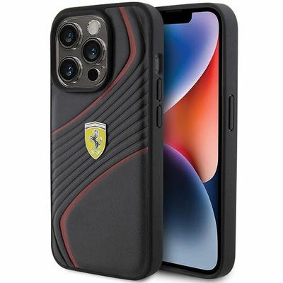 Ferrari Fehcp15Lptwk Iphone 15 Pro 6.1 Черный/Black Жесткий чехол Twist Металлический логотип