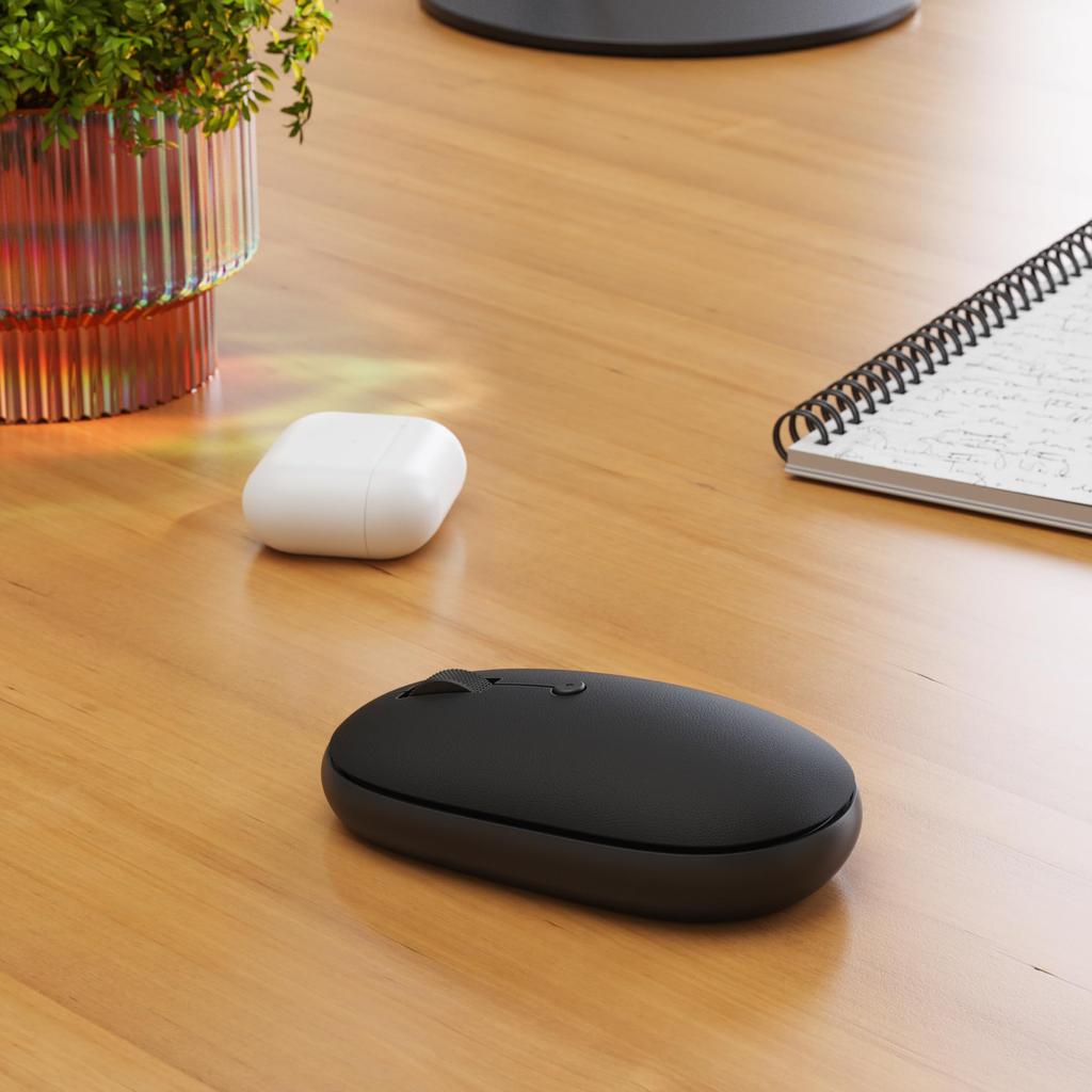 SATECHI Bluetooth Wireless 80 Hours of Easy for up to 3 Compact and Ergonomic Design for Laptops and Tablets Black OntheGo™ Mouse, Use, USB-C