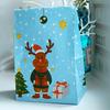 Рождественские подарочные пакеты Мультяшная бумажный мешочек для конфет Шоколадное печенье Упаковка Сумка Рождественское украшение