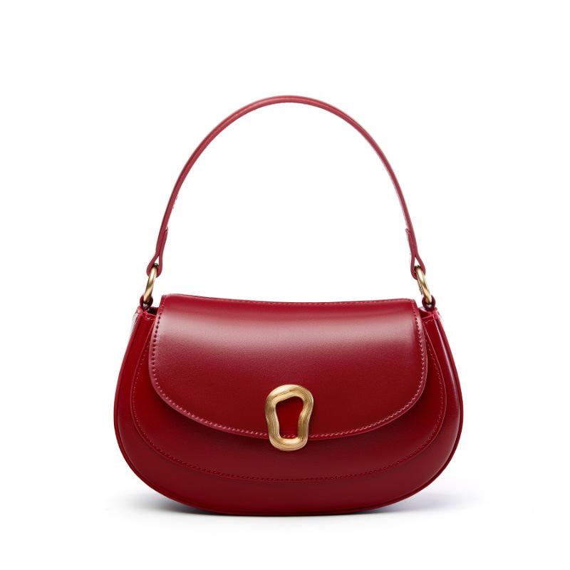 Маленькая, высококлассная и стильная женская сумка кроссбоди из натуральной кожи