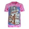 Футболка с принтом Lovely Cat Fashion 3D, мужская одежда, короткие рукава, мягкие футболки, Harajuku Street, милый узор для домашних животных, модная футболка