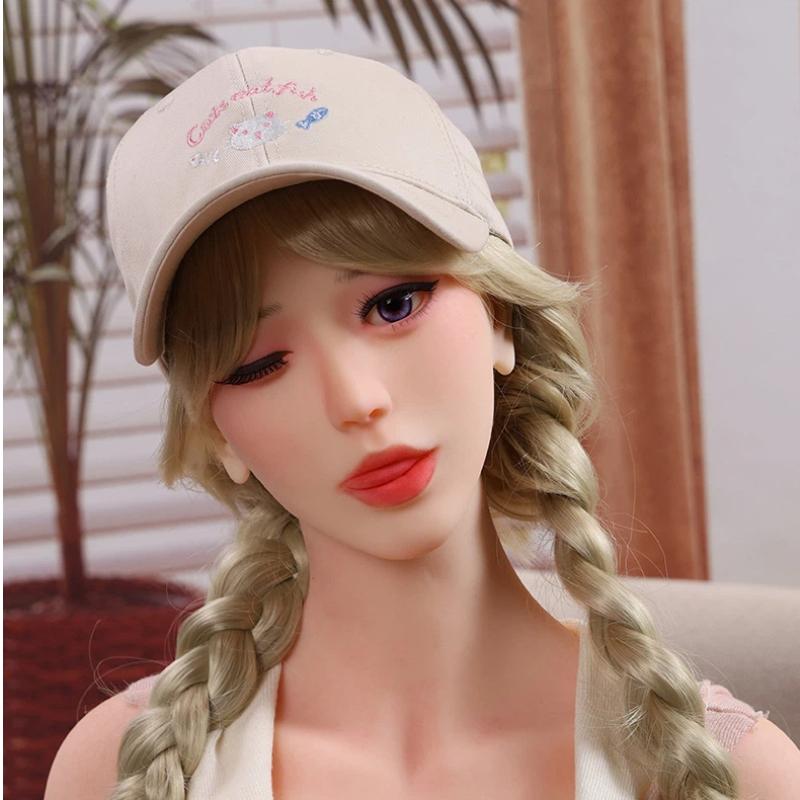 Мужская голова секс-куклы с ртом и языком, идеальный макияж, мастурбационная чашка, эротическая игрушка для взрослых