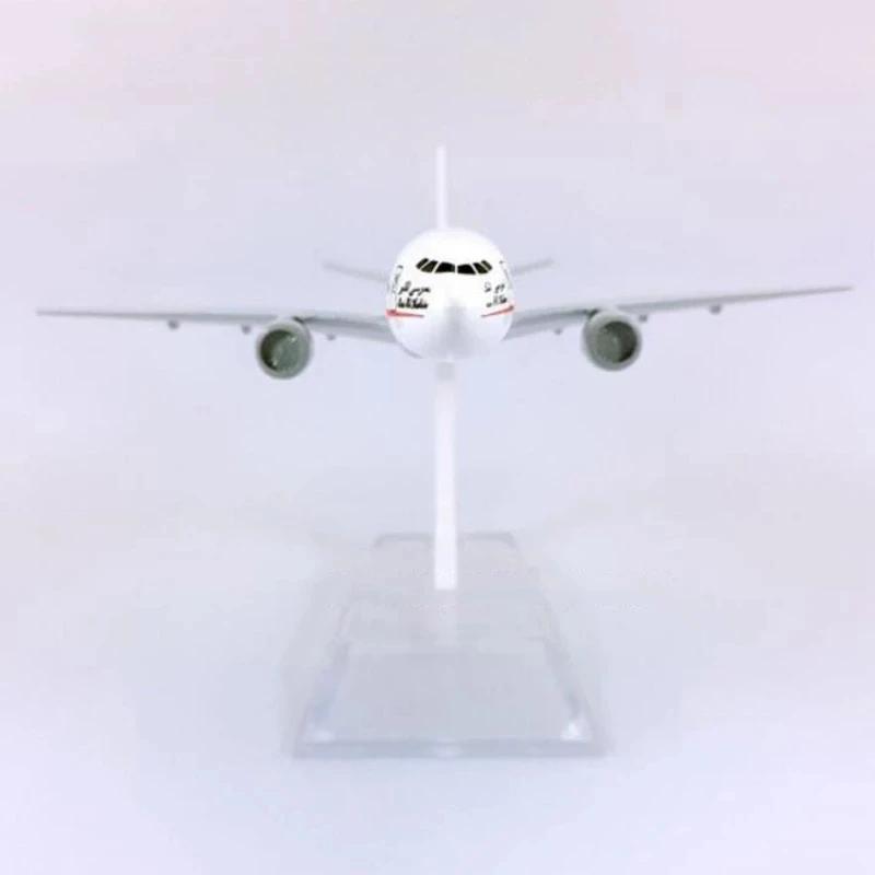 Модель самолета Boeing B777-200 авиакомпании Air Algeria Airlines, масштаб 1/400, 16 см, изготовлена ​​из сплава металла. Подходит для демонстрации в коллекциях для взрослых, мальчиков и детей.
