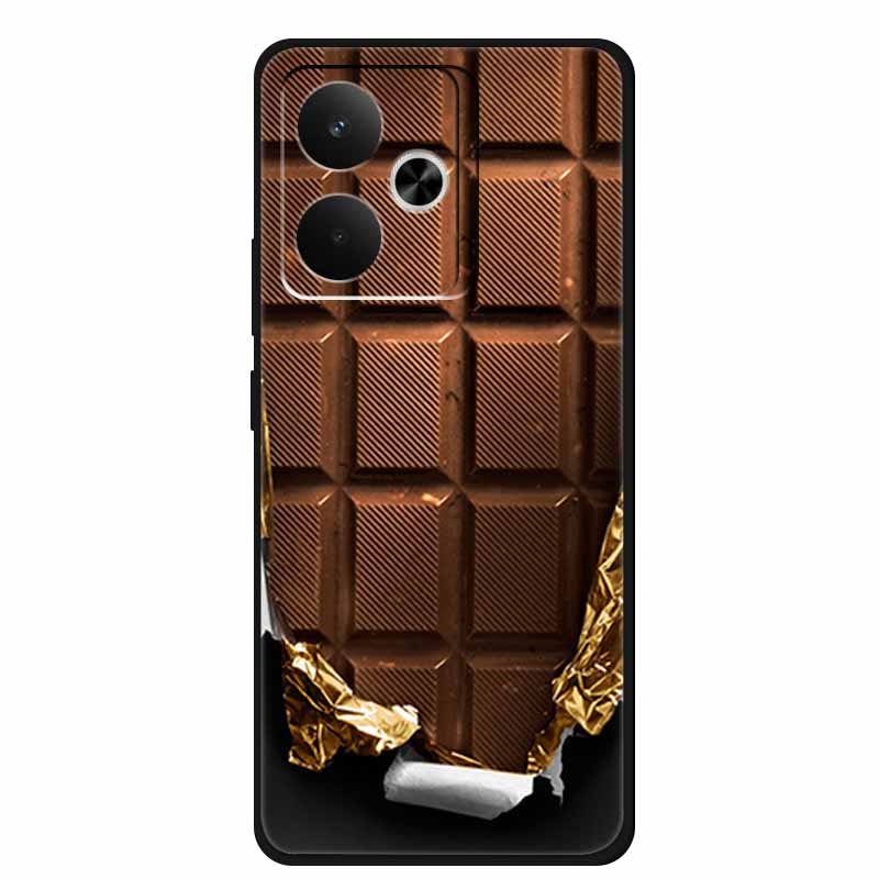 Чехол для телефона Realme GT7 GT 7T 7 T Сумка Черный Силиконовый Мягкий Задний Чехол Для Realme 14 4G 15 Pro Чехлы Coque Защитный Корпус