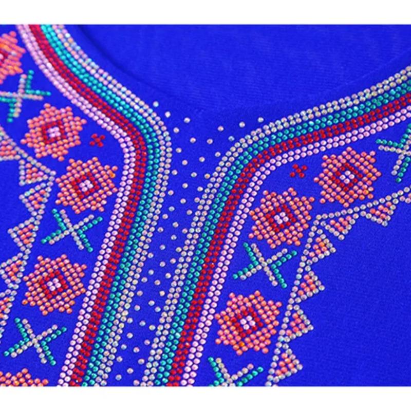 Весна Осень Европейская Одежда Женская Футболка Сексуальное Кружево Длинный Рукав Сетка Топы Шик Винтаж Роскошь Горячие Бриллианты Футболки Рубашки