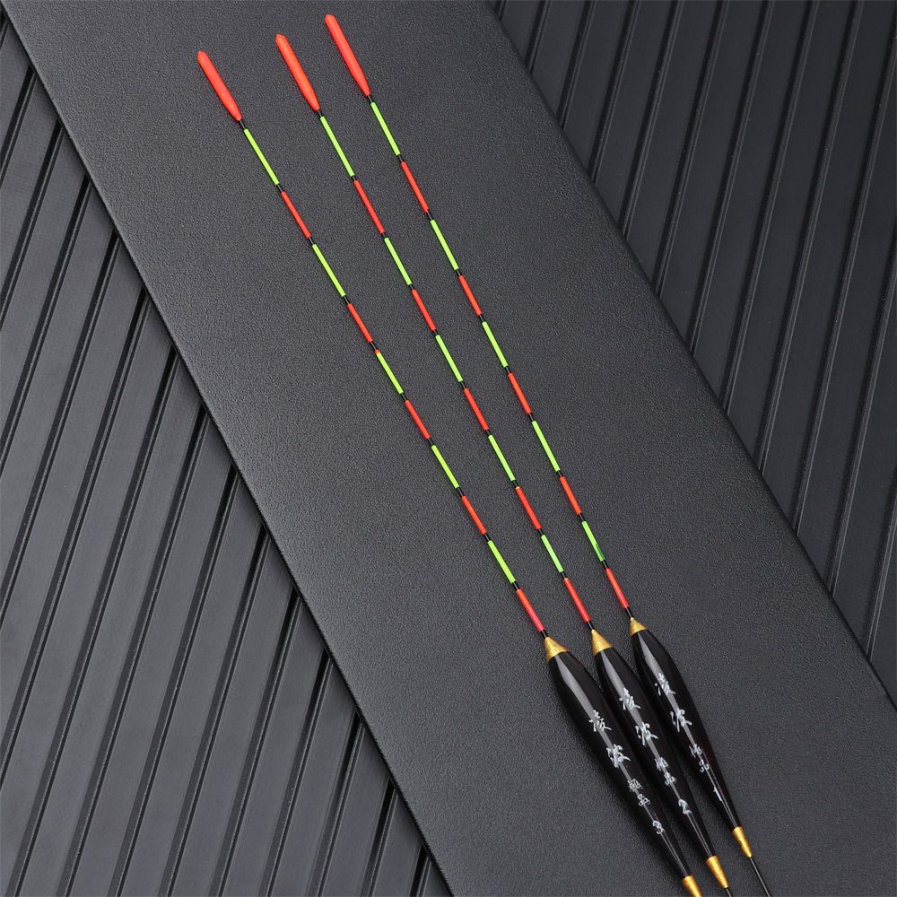 Daytime Fishing Long Tail Slip Drift Tube Fishing Float Wood Fluorescent Floats Bobbers Indicator