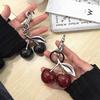 Классический подвесной декор Красная Вишня из Хрусталя Для Сумки Coach Наплечной Сумки Женский Брелок Подвески для Сумок Аксессуар