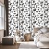 White Forest Bamboo Wallpaper for Living Room and Bedroom 50x1000