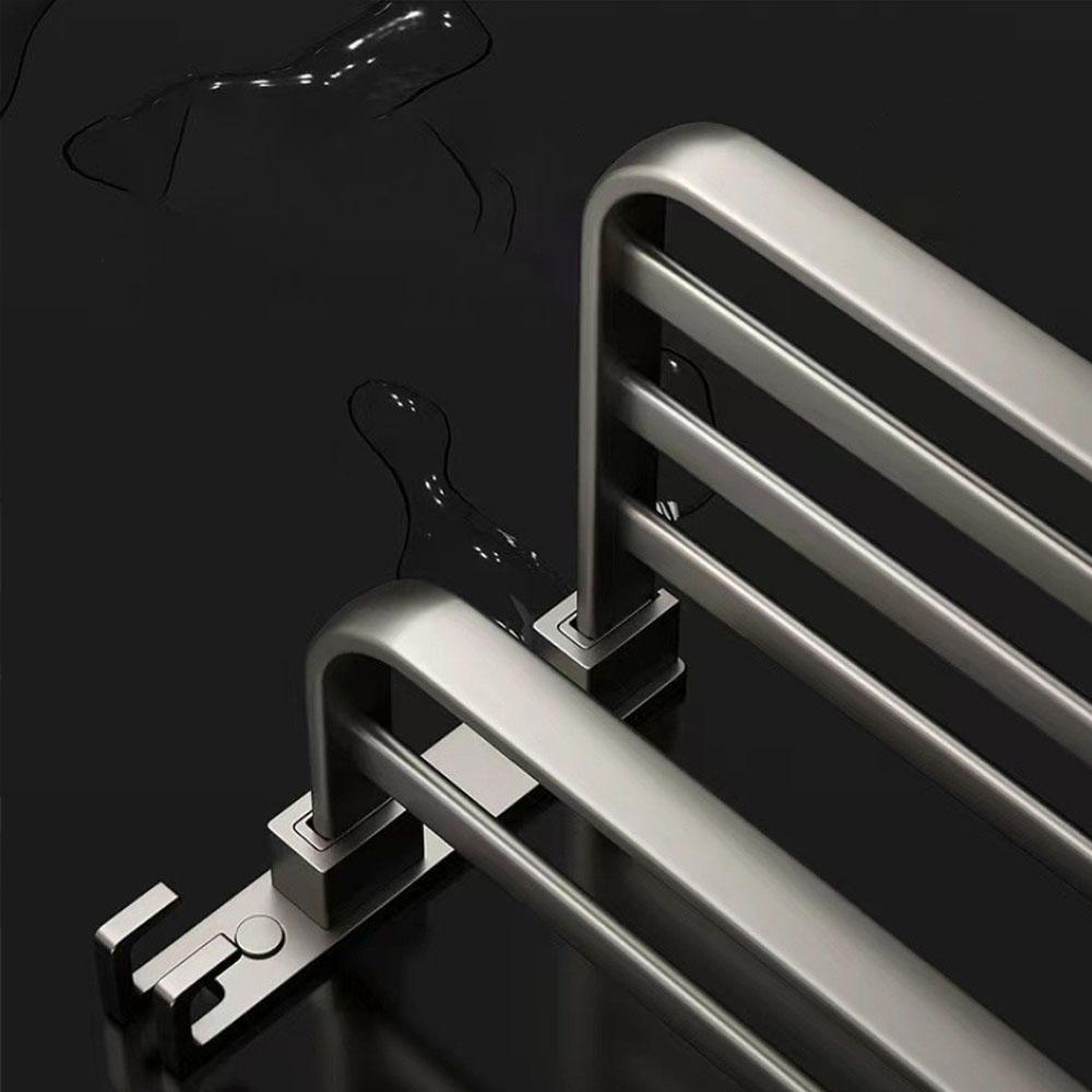 Вешалка для полотенец для ванной комнаты без перфорации, стеллаж для хранения в ванной комнате, настенная складная полка для хранения банных полотенец