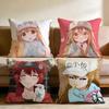 Чехол на подушку Anime C-Cells at W-Work для дома и автомобиля, многоцелевой, двусторонний, мягкий и прочный для повседневного использования