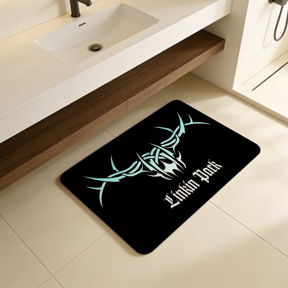 Band L-LinkinS P-Park Singer Door Mat Washable Non-Slip Living Room Sofa Chairs Area Mat Kitchen Doormat Area Rug