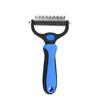 New Top-notch, premium deshedding brush for dogs, puppies, and cats - Effective hair remover and knot cutter for superior sheddi