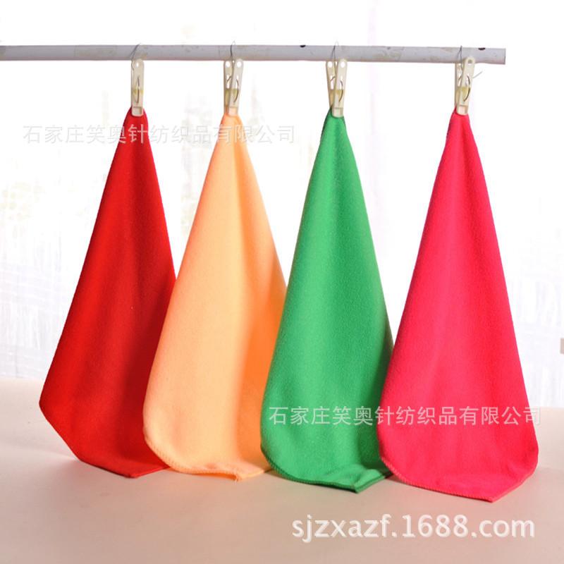 Квадратное полотенце из микрофибры 30 * 30 не линяет, не оставляет ворсинок, многофункциональное