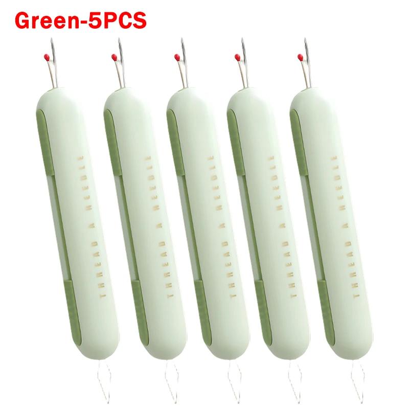 2 In 1 Double Head Needle Threader Remover Household Multifunctional Inserter Handmade Sewing Tools Portable Needle Threader