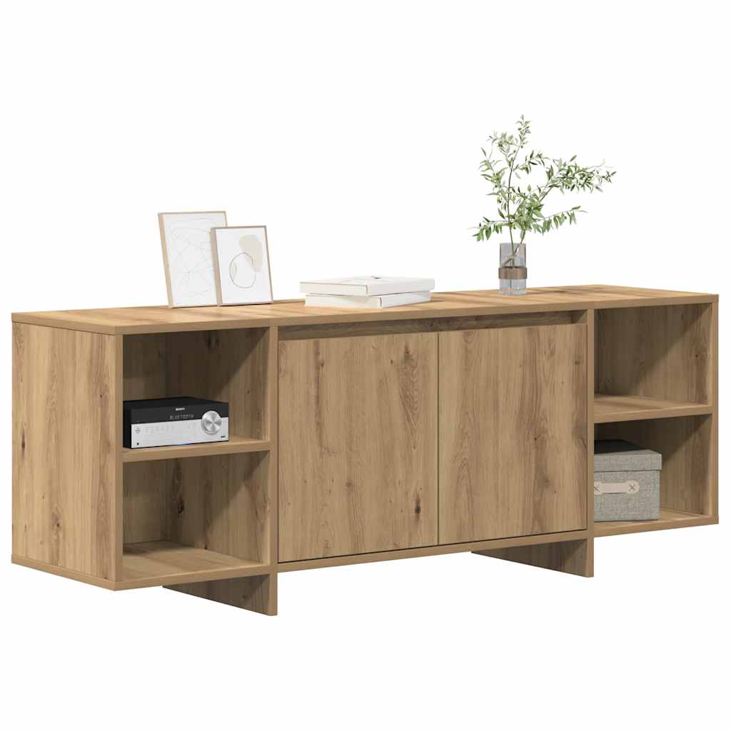 TV Cabinet Artisan Oak 130 x 35 x 50 cm Particleboard
