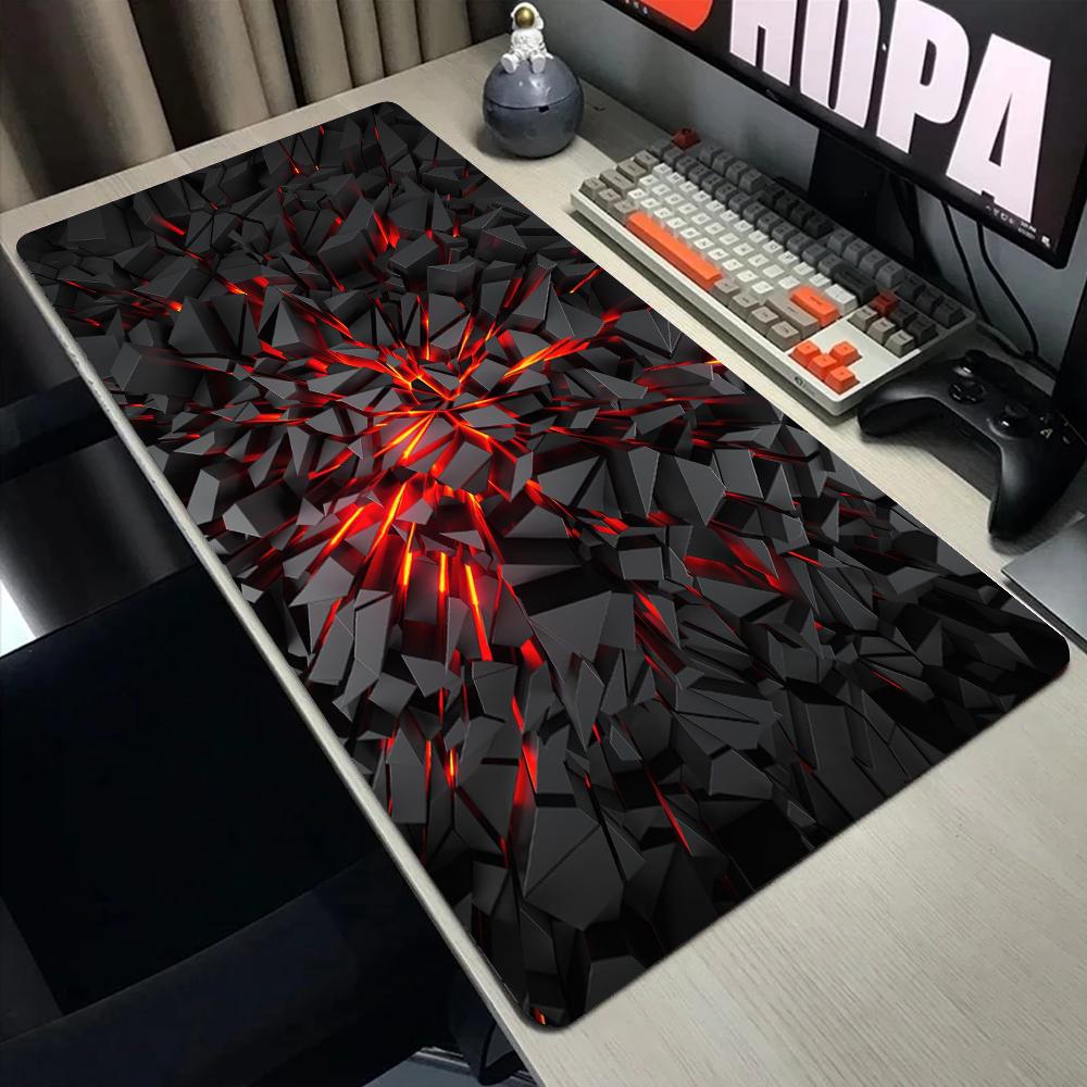 Шестиугольный Коврик для Мыши Большой Компьютерный Офисный Игровой Настольный Коврик XXL Резиновый Нескользящий Игровой Коврик для Клавиатуры и Мыши Длинный Настольный Коврик