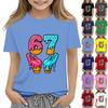 Toddler Girl Boy T-Shirts Kids Top Boys And Girls Printed Short Sleeved T-shirt