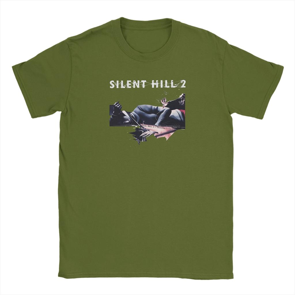 Unique Silent Hill TShirts for Unisex O Neck Cotton T Shirt Short Sleeve Tee Shirt Summer Clothes