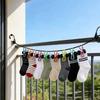 Elastic Stretch Retractable Clothesline 1.8 M Clothes Drying Rope  Indoor Laundry