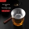 Pure Titanium Tea Strainer with Walnut Handle