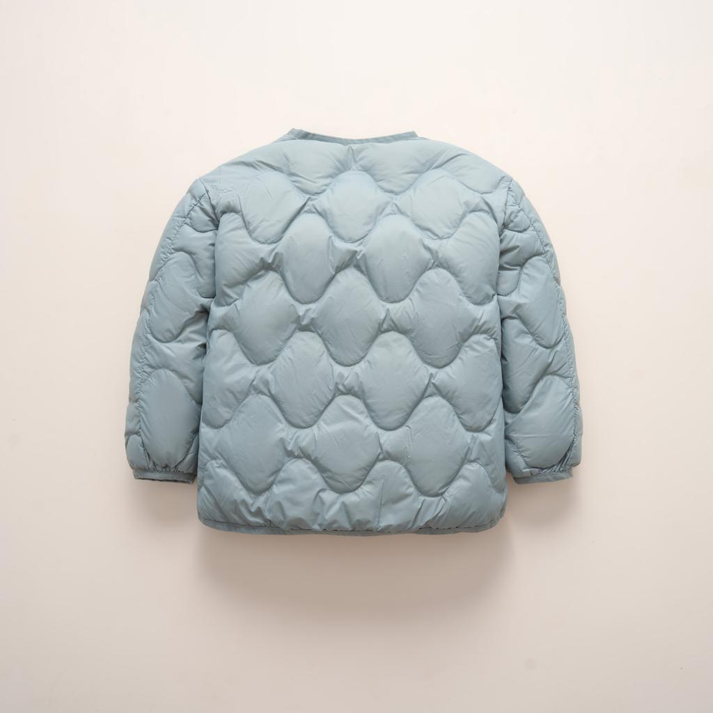 Children's collarless light down jacket boys and girls baby warm autumn and winter light liner jacket