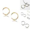 Стильные геометрические серьги-кольца из сплава для женщин, идеально подходящие для всех случаев