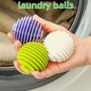 3PCS Soft Silicone Laundry Balls Anti Tangle Stain Removal Washing Care Ball For Drum Washing Machine Clothes Protector