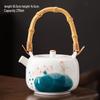 Shangqi Beam Handle Ceramic Teapot & Gongfu Tea Set