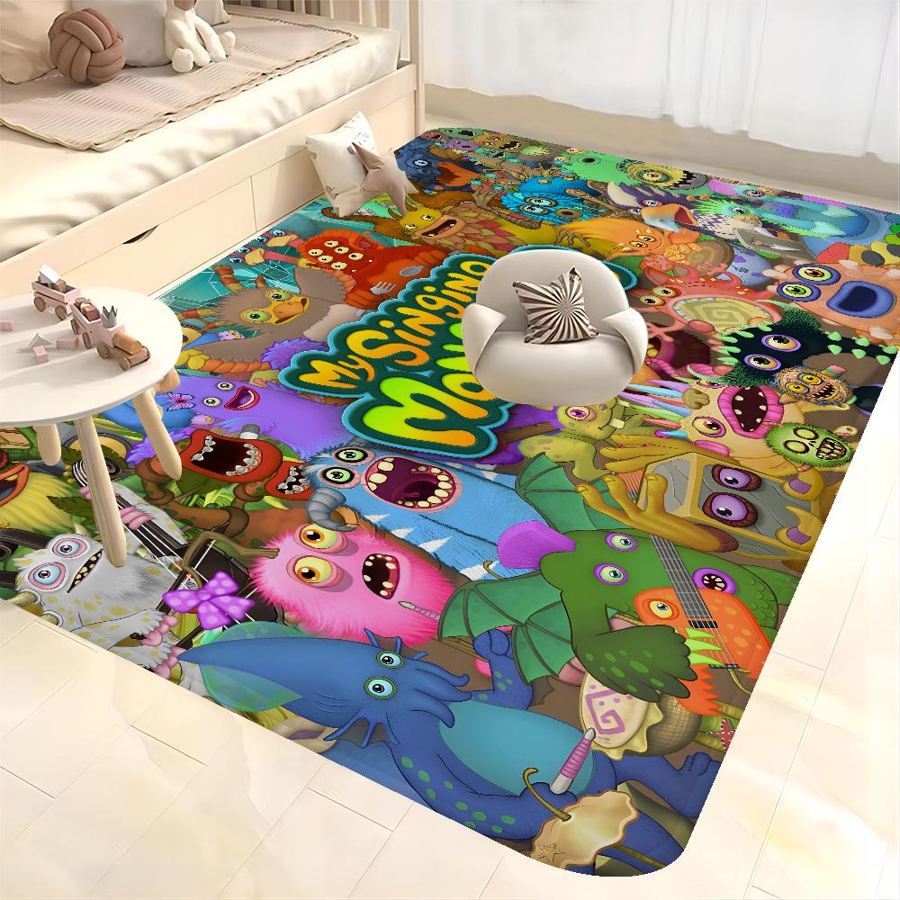3D Коврик для кухни My Singing Monsters, моющийся, нескользящий, коврик для зоны дивана и кресел в гостиной, кухня, современный домашний декор