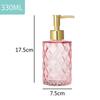 330Ml Bathroom Soap Dispenser Portable Glass Travel Liquid Hand Sanitizer Container Shampoo Body Wash Dispenser Accessories