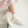 Летние тонкие носки с цветами, милые дышащие сетчатые носки принцессы, носки для девочек, хлопковые носки для детей 3-12 лет