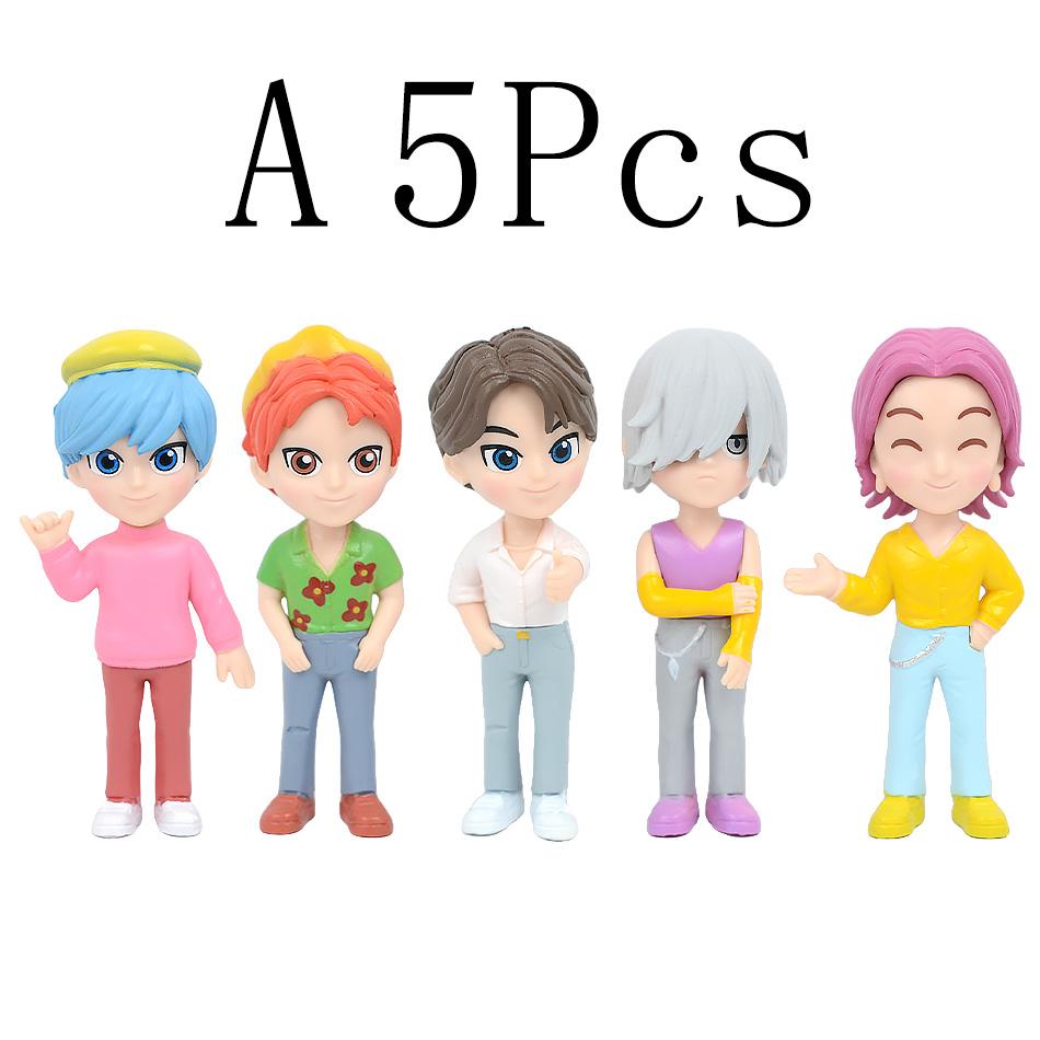 Hot Kpops Devil Hunter Rumi Zoe Mira Anime Polyvinyl Chloride Character Collection Desktop Trinkets Childrens Gift