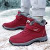 Leather Boots Men Women Shoes Waterproof Boot Man Plush Keep Warm Outdoor Ankle Boots Boots Walk On Ice Sneakers