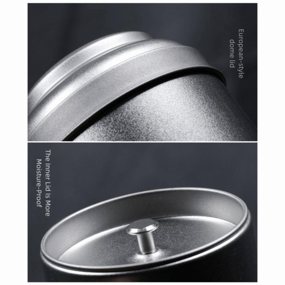 Герметичные контейнеры для чая с двойной крышкой, влагостойкая банка, креативный подарок, банка для чая, зеленый чай