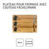 Сырная доска с грифельками и ножом для сыра 32 x 23 см Fackelmann арт.. 31807