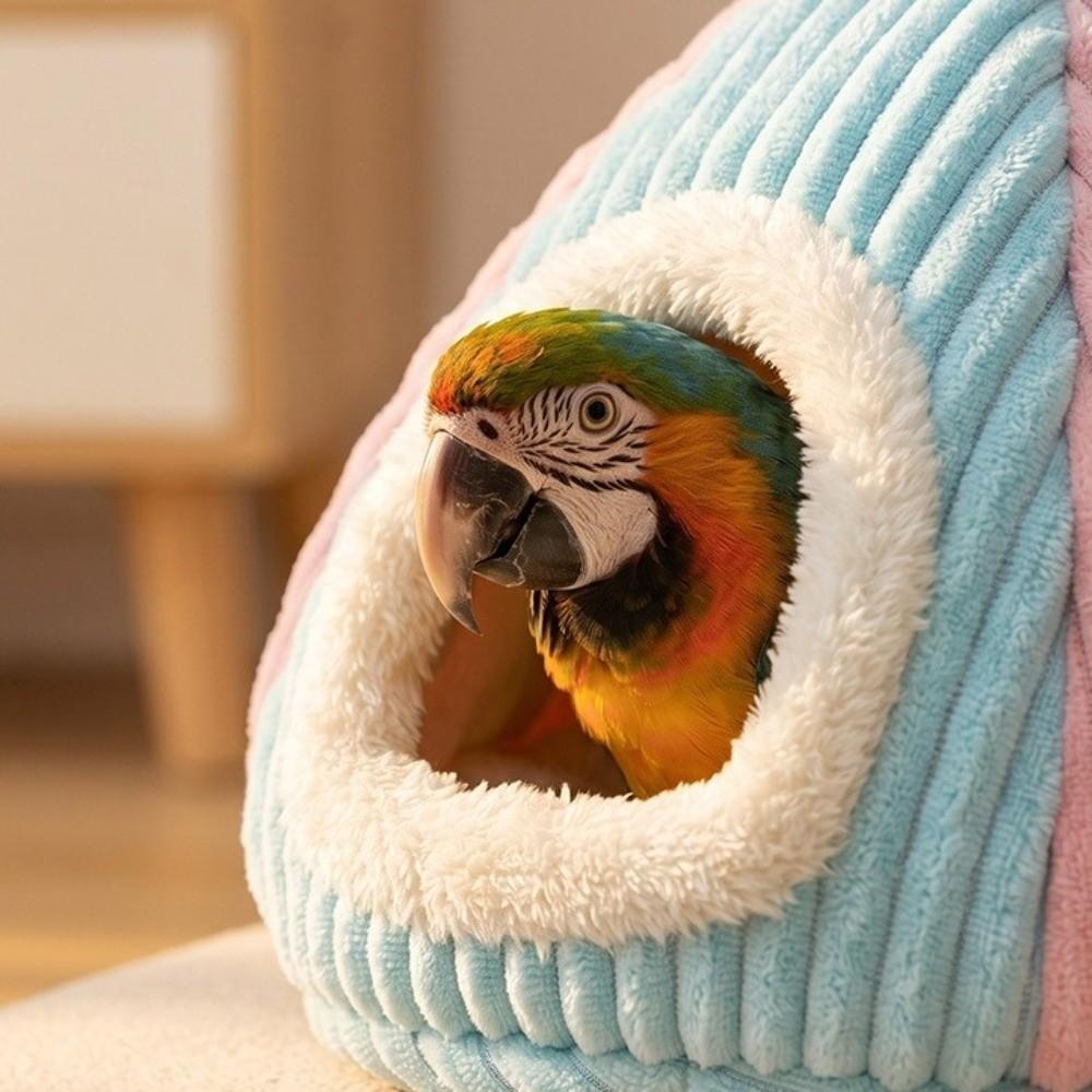 Thickened Winter Bird House Warm Bird Hanging Hammock Bird Sleeping Nest Cage Accessories