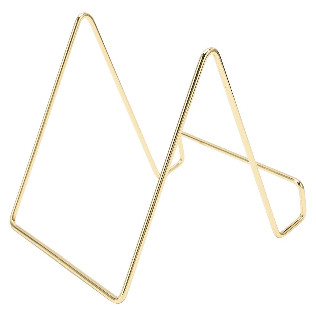 Metal Plate Stands Plating Process Rust Prevention Iron Plate Holder Picture Display Stand for Tablet PCs CD Records