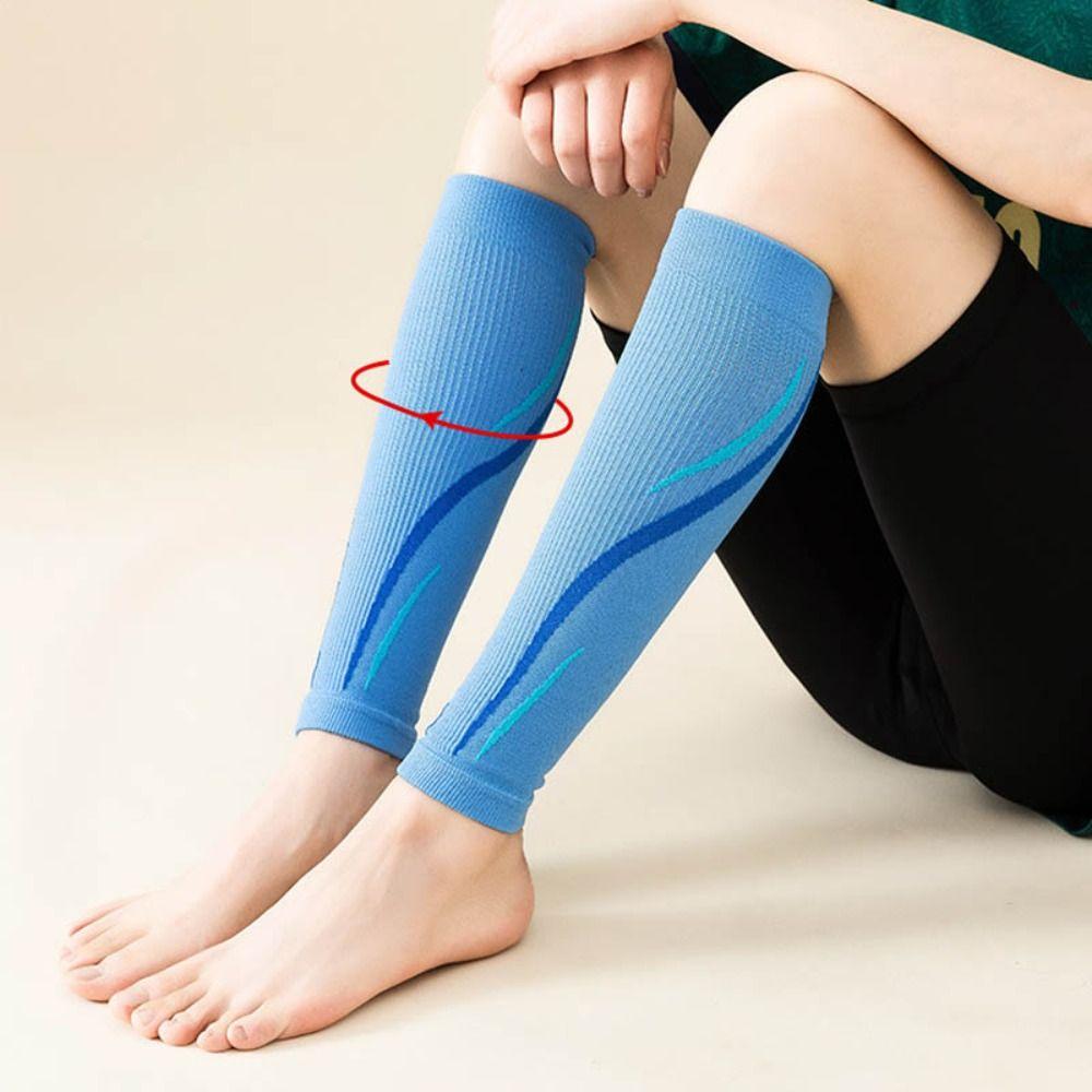 1 pair Breathable Compression Leg Sleeves Leg Cover Sports Sock Sleeves  Cycling