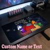 Among Us Customized Name Text Mouse Pad, Large Desk Mouse Mat Personalized Home Office Present