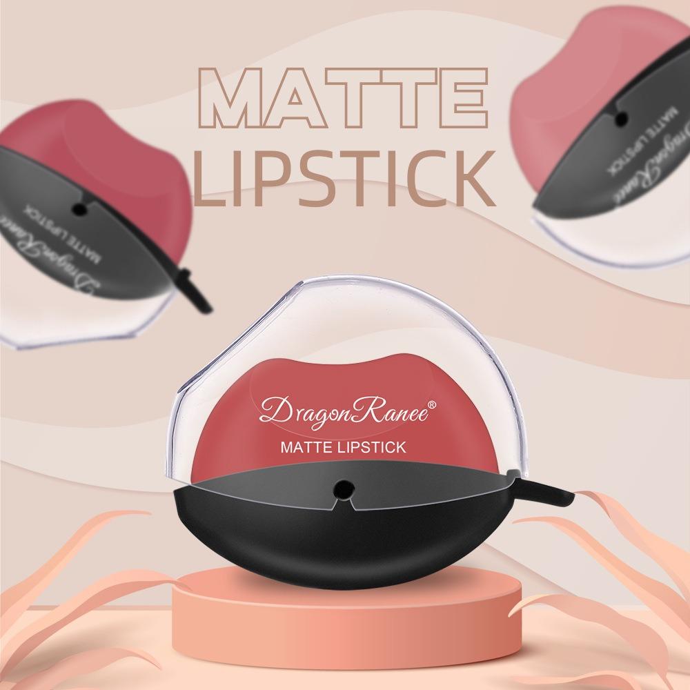 Dragon Ranee Макияж Губная помада типа Lazy Lip Помада не легко смывается, макияж с туманной поверхностью, матовая помада Большая красная помада