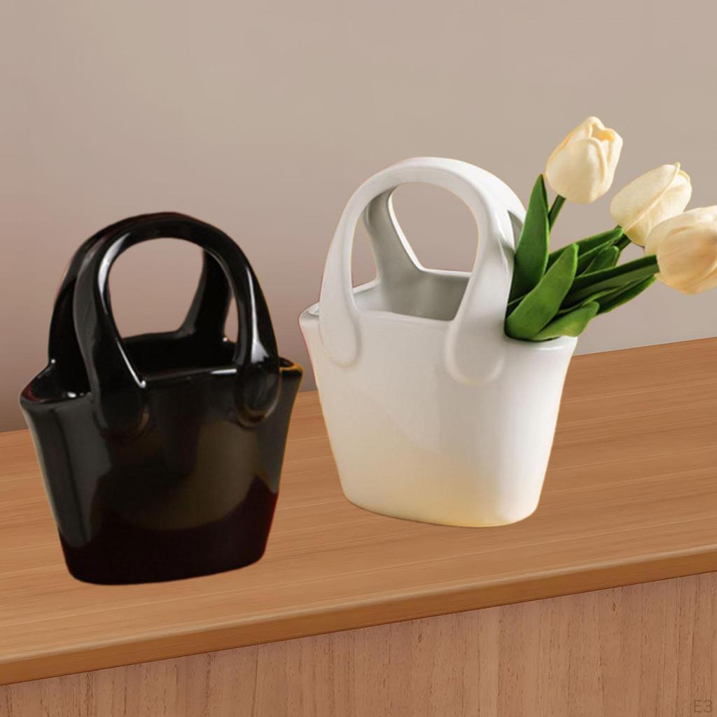 Сумка Ваза Домашний Декор Эстетика с Ручками Сумка Цветочная Композиция Украшение для Садового Стола