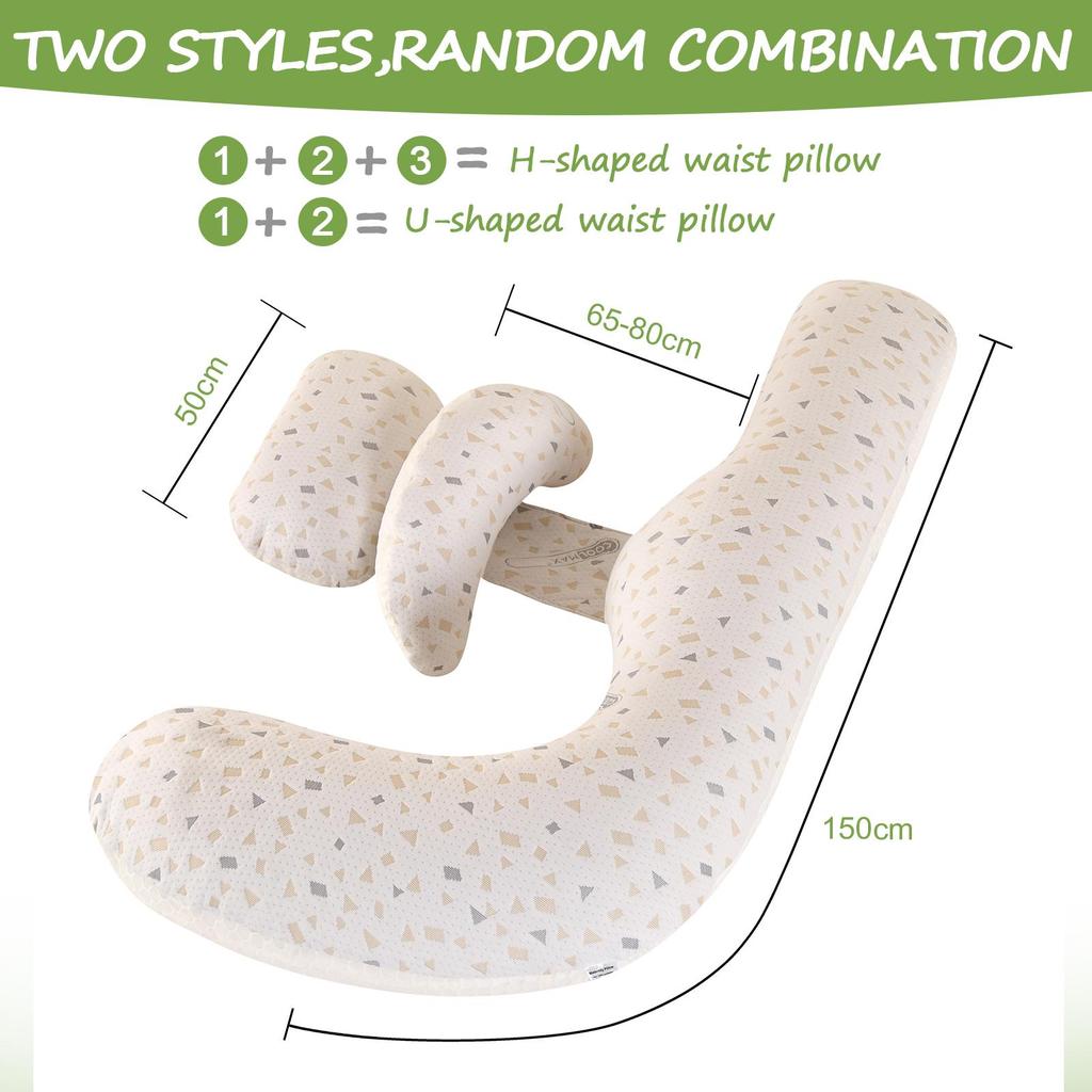 Large Body Pillow, Breathable Full Body Pillow for Side Sleeper Long Bed Pillow