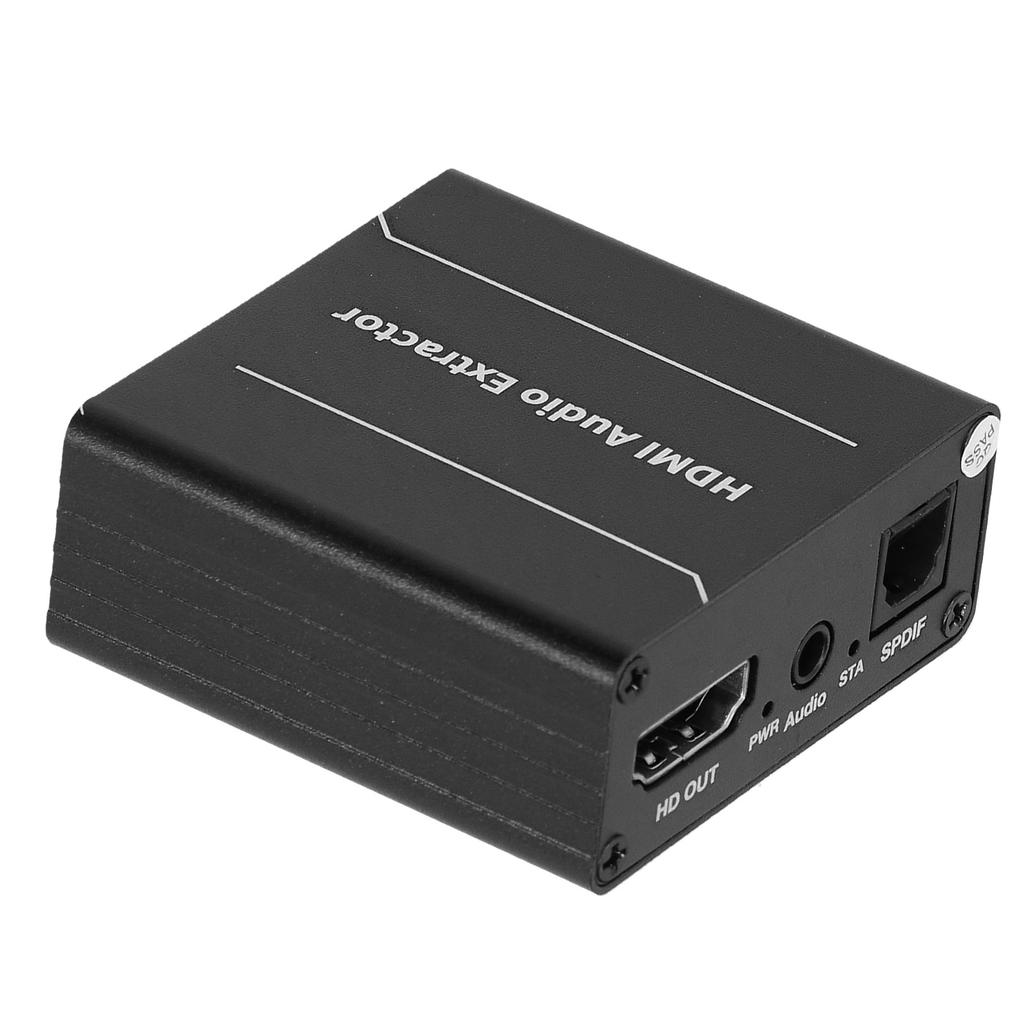 4K HD Multimedia Interface Audio Extractor High Resolution Stereo Surround Sound 5.1 Audio Splitter