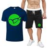 Korda Inspired Tribute Print 2025 Мужской Новый Летний Девятицветный Футболка с коротким рукавом + Спортивные Штаны Тонкий Дышащий Костюм