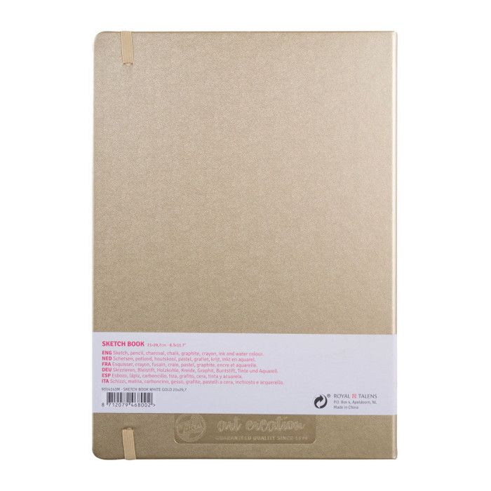 Carnet à croquis - Royal Talens - A4 - 80 feuilles - 140g - Couverture rigide