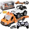 Auto Mercedes Tow Truck Pilot + Off-road Car RC0579
