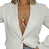 Bra Chain Sexy Adjustable Luxury Dainty Jewelry Rhinestone Inlaid Chest Body Chain